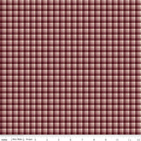 Tela «The Awe of Autumn Plaid Purple», 43"/44", por yarda