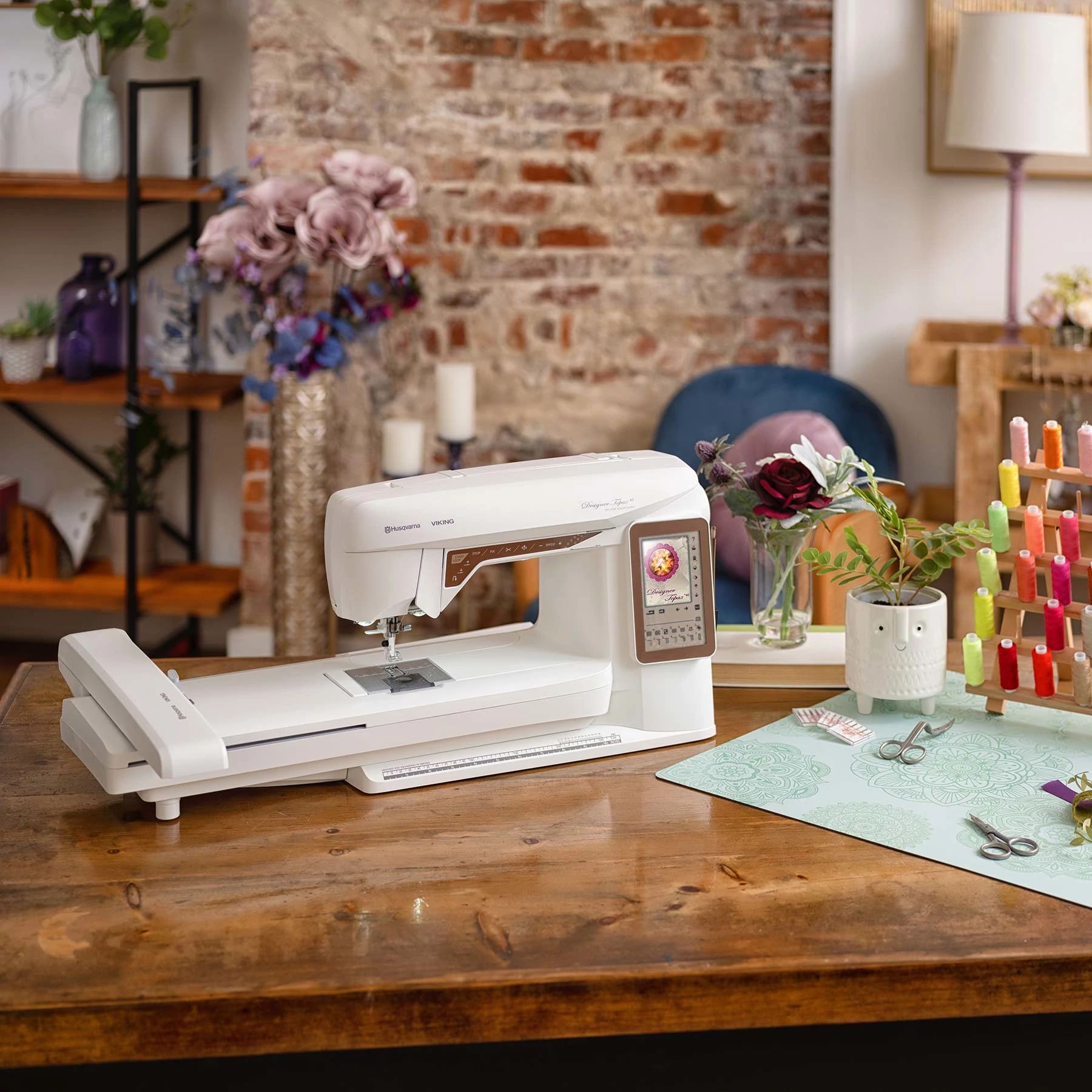 Refurbished DESIGNER TOPAZ™ 40 Sewing & Embroidery Machine