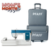 PFAFF® creative expect™ 350 máquina de coser y bordar y juego de maletas Bundle