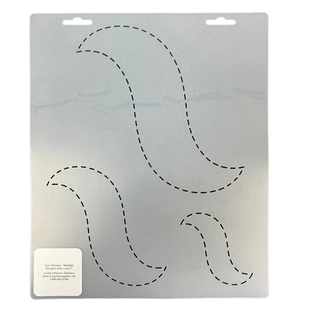 Paisley Series 3", 5", y 7 "Quilt Stencil