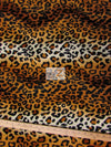 Gold Velboa Leopard Animal Short Pile Fabric / Sold By The Yard||color:Gold Leopard