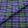 RTC Fabrics 44"/45" Wide 100% Cotton Yarn Dyed Flannel Cut by Yard, Plaids Buffalo Check Black Hunter Lapis
