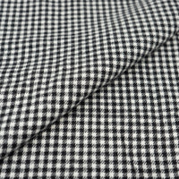 RTC Fabrics 44"/45" Wide 100% Cotton Yarn Dyed Flannel Cut by Yard, Plaid Cream Black