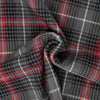 RTC Fabrics 44"/45" Wide 100% Cotton Yarn Dyed Flannel Cut by Yard, Buffalo Check Red, Gray and White