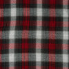 RTC Fabrics 44"/45" Wide 100% Cotton Yarn Dyed Flannel Cut by Yard,Buffalo Check Red Gray