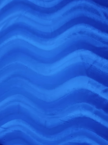 Royal Blue Velboa Solid Wavy Short Pile Fabric / Sold By The Yard||color:Royal Blue