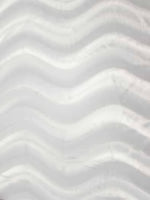 White Velboa Solid Wavy Short Pile Fabric / Sold By The Yard
