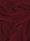 Tejido de forro polar para sudaderas y ropa / Color vino / Se vende por metros