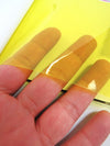 Yellow (12 Gauge) Tinted Plastic Vinyl Fabric / Sold By The Yard