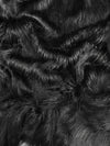 Tela de pelo sintético «Monster Faux» / Negro / Se vende por yarda