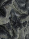 Tinsel Tip Short Shag Faux Fur / Charcoal Silver / Sold By The Yard||color:Charcoal/Silver
