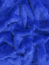 Tinsel Tip Short Shag Faux Fur / Royal Blue  Silver / Sold By The Yard||color:Royal Blue/Silver