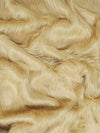 Light Brown Solid Gorilla Animal Long Pile Faux Fur Fabric / Sold By The Yard