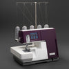 PFAFF® Refurbished admire™ air 7000 Purple Coverlock Machine -- Product Image