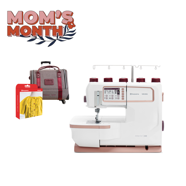 AMBER™ Air S | 600 Coverlock Machine +🎄 Holiday Bundle