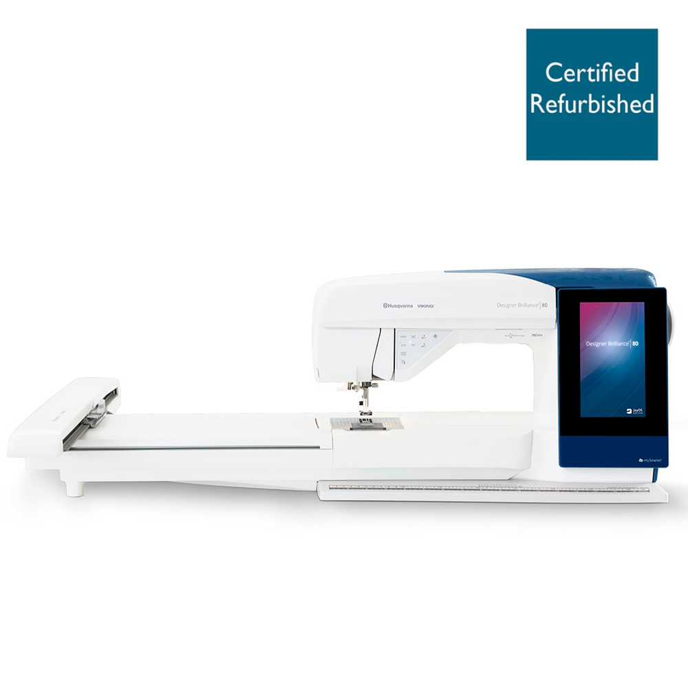 Husqvarna® Viking® DESIGNER BRILLIANCE™ 80 Refurbished Sewing Husqvarna® Viking® DESIGNER BRILLIANCE™ 80 Refurbished Sewing