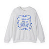 Sudadera «Coffee and Knitting» || color: ceniza