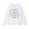 Sudadera «Coffee and Knitting» || color: blanco