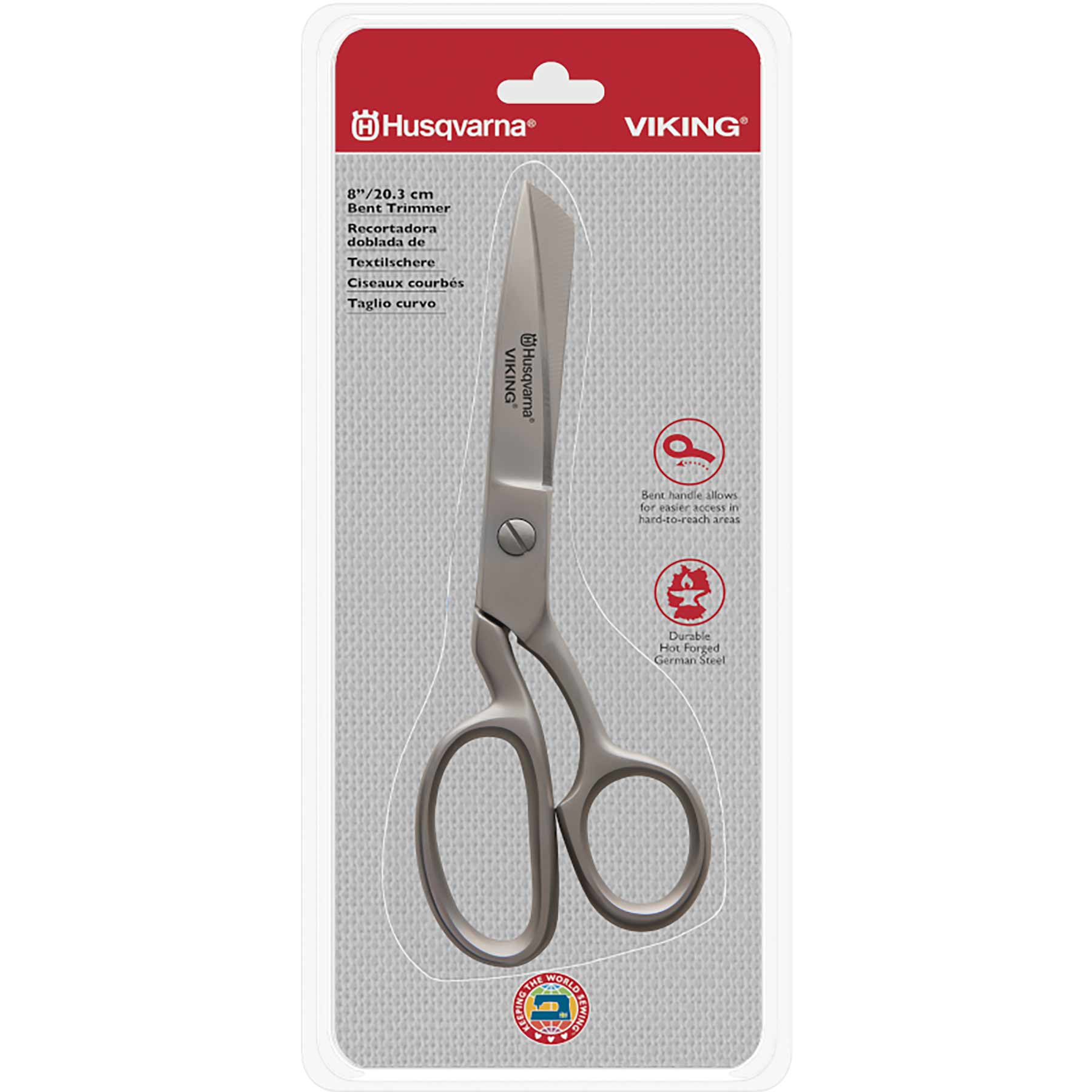 8in/20.3cm Bent Trimmer Scissor | Husqvarna® Viking®