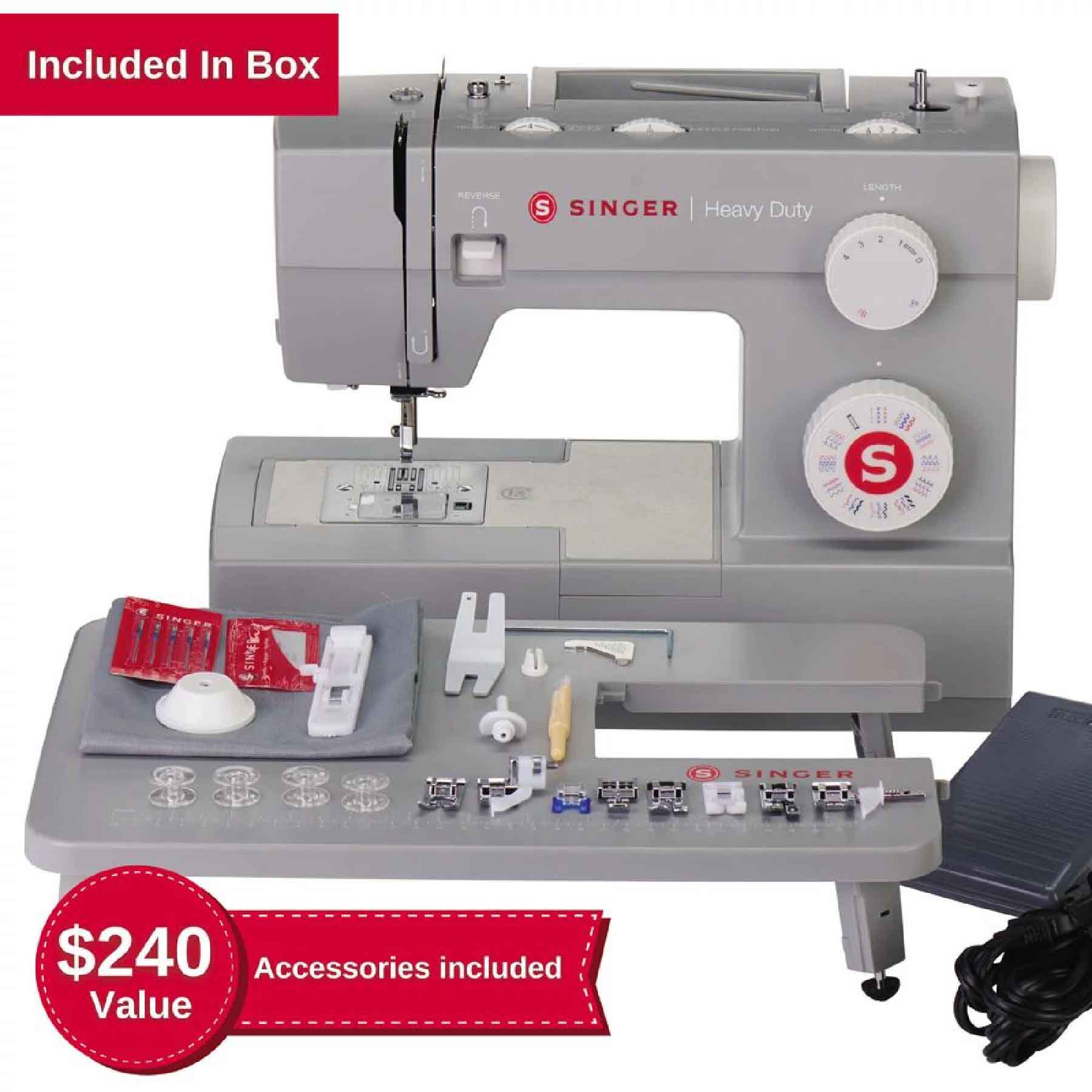 Heavy Duty 6380 Sewing Machine with Extension Table | SINGER®