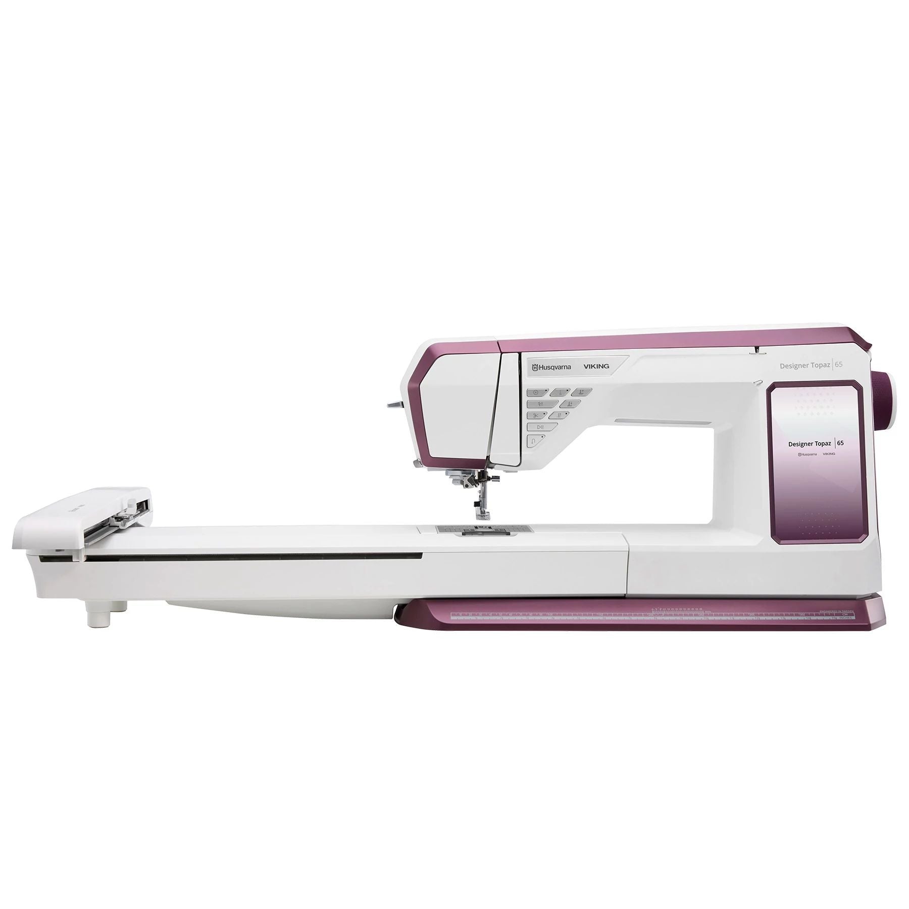 美品✨Belvest 伊製 Super110 ピンクST スーツ48 L グレー Husqvarna® Viking® DESIGNER TOPAZ™ 65 Refurbished Sewing
