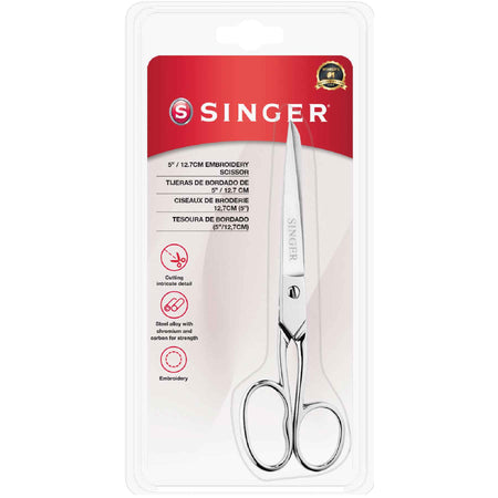 SINGER® 5in / 12.7cm Embroidery Scissor -- Product Image