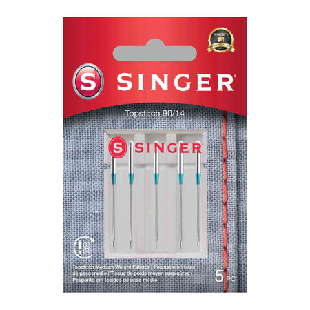 Aiguilles à surpiquer SINGER® Taille 90/14 paquet de 5 -- Image du produit