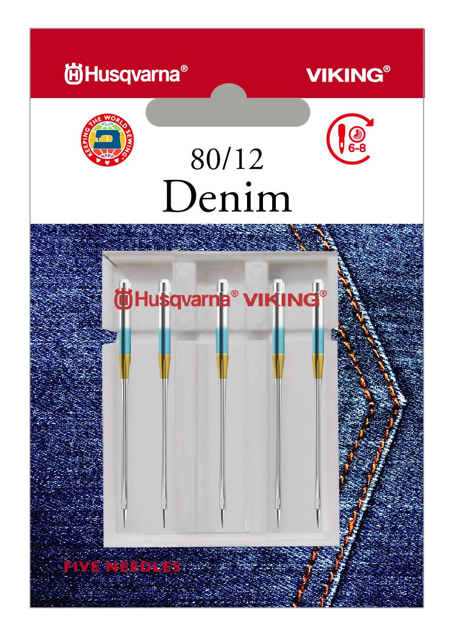 ルペン  超ハイP【整備済み品】SSD512 M8 第6i5 Win112 Denim Needles Size 80/12 5-pack | Husqvarna® Viking®