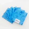 6 «fat quarters» — 3 estampados x 2 de cada uno: «Aqua Dogs», 100 % algodón, precortados, azul