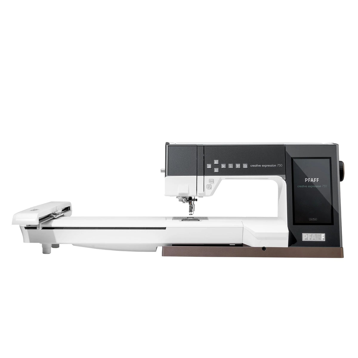 PFAFF creative expression 750 sewing and embroidery machine with embroidery unit