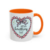 Taza de café «Me encanta hablar de punto todo el día»