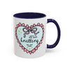 Taza de café «Me encanta hablar de punto todo el día»