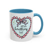 Taza de café «Me encanta hablar de punto todo el día»