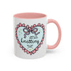 Taza de café «Me encanta hablar de punto todo el día»