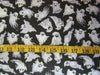 Halloween Spooky Flying Ghosts on Black 100% Cotton Fabric Price Per Yard