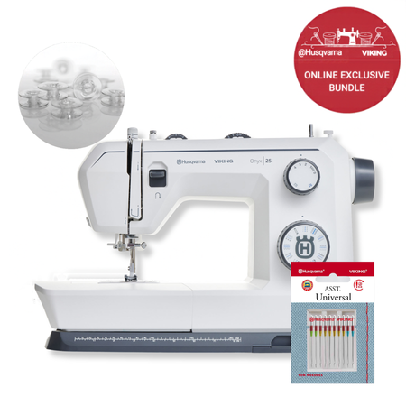 HUSQVARNA® VIKING® ONYX™ 25 & Accessory Bundle