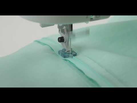 TISEKER - áquina de coser de pie a presión con dobladillo ancho