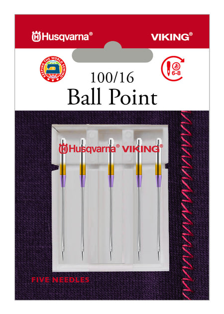 PFAFF® Ball Point Needles Size 100/16 5-Pack -- Product Image