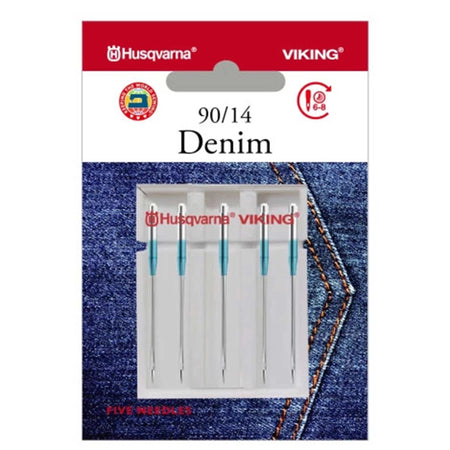 HUSQVARNA® VIKING® Denim Needles Size 90/14 5-Pack -- Product Image