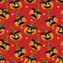 Halloween Mischievous Pumpkins on Orange 100% Cotton Price per Yard