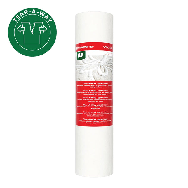 Tear-a-Way Sticky Stabilizer 12 Inches x 10 Yards | Husqvarna® Viking®