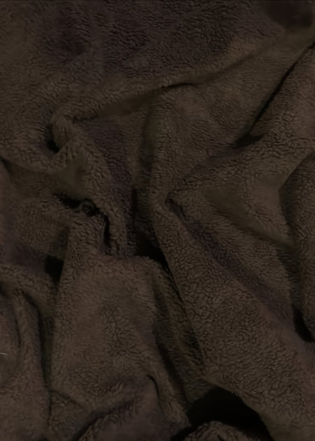 Sherpa Faux Fur Fabric / Brown / Sold By The Yard||color:Brown