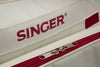 SINGER® Cream/Red Universal Tote Bag -- Imagen del producto