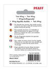 PFAFF® Twin Wing Needle 2.5mm Size 100/16 1-Pack -- Product Image
