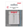PFAFF® Aguja Doble Universal 2.5mm Tamaño 80/12 -- Product Image