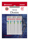 HUSQVARNA® VIKING® Denim Needles Size 70/10 5-pack -- Product Image