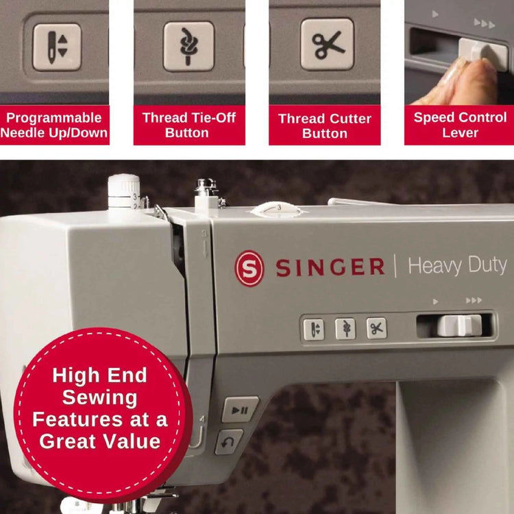 SINGER® Heavy Duty 6800C Sewing Machine & Extension Table Bundle -- Imagen del producto