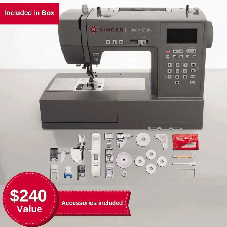 SINGER® Heavy Duty 6800C Sewing Machine & Hard Case Bundle -- Imagen del producto