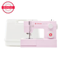 SINGER® Heavy Duty 4452 Rosewater Pink Sewing Machine & Hard Case Bundle
