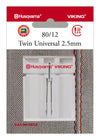 HUSQVARNA® VIKING® Aguja Doble Universal 2.5mm Tamaño 80/12 -- Imagen del producto